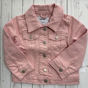 Toddler Girl's Denim Jean Jacket - Pink - Size 18 - 24 M - Old Navy - NWT